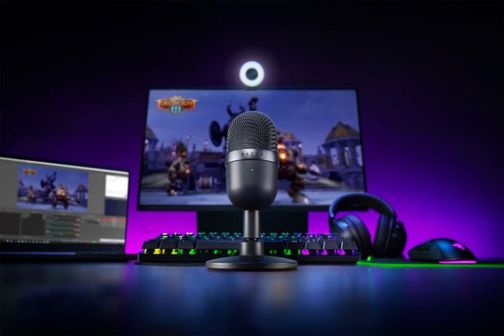 creación de contenido negro Razer sirena mini LTD6Z110