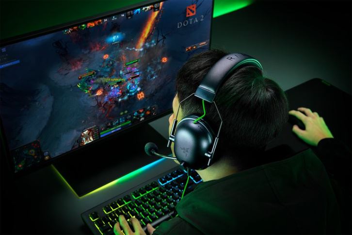 audio de juegos negro Razer blackshark v2 usb LTD6Z89