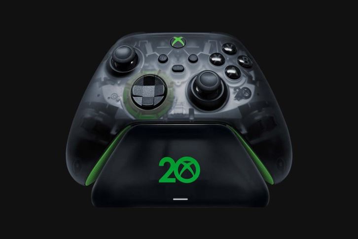 consola un color Razer soporte de carga rápida universal para xbox - edición limitada del 20 aniversario de xbox LTD6Z166