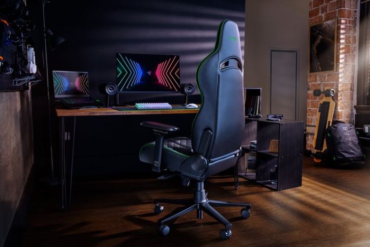 silla de juego verde Razer enki LTD6Z131
